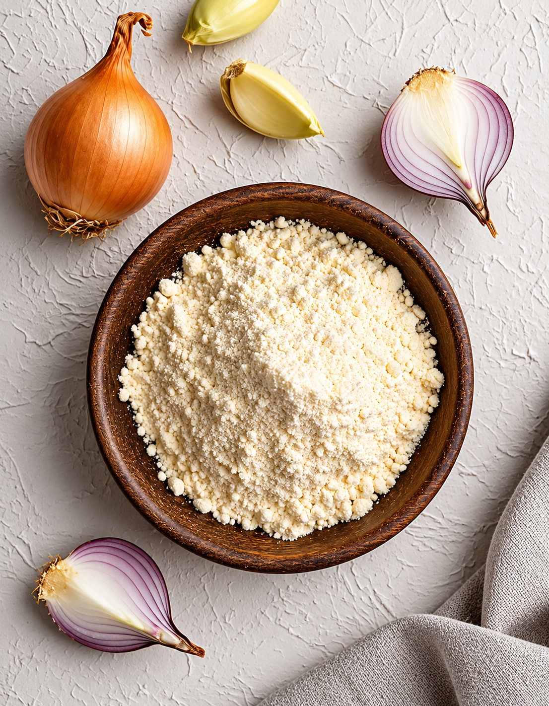 Dehydrated White Onion Powder — export grade from AmarBharat Exim
